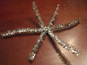 Snowflake Chenille Stems