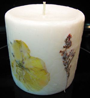 Make a Decorated Candle