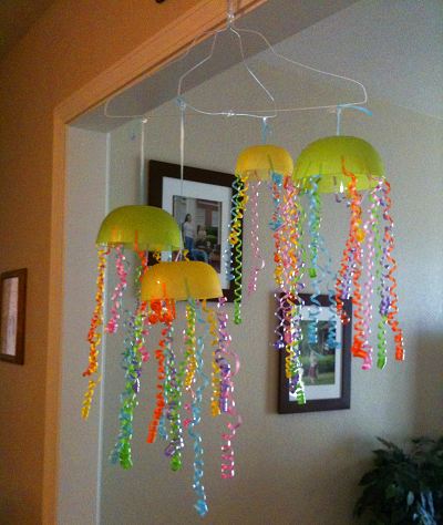 Beaded jellyfish (: #craftycreations  Beaded animals, Beads and wire,  Camping crafts