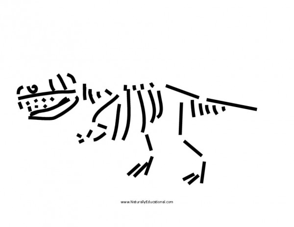 Dinosaur Pasta Skeleton – Naturally Educational