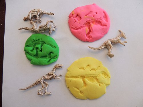 The Good Dinosaur: Dinosaur Fossils Craft With Homemade Play-Doh