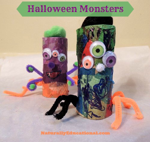 Halloween Tube Monsters Craft